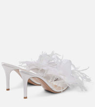 Gianvito Rossi Elle 85 embellished PVC mules