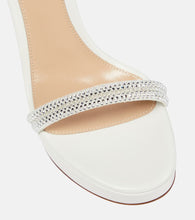 Gianvito Rossi Embellished leather platform sandals