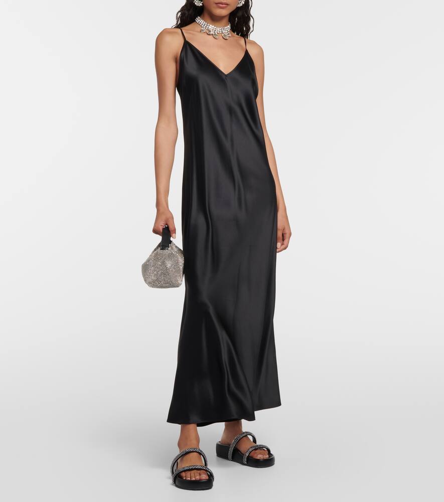 Gianvito Rossi Embellished leather platform slides