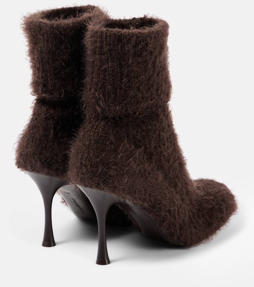 Gianvito Rossi Finny 85 knitted sock boots