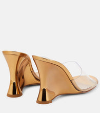 Gianvito Rossi Futura PVC and leather mules