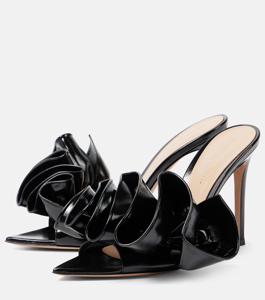 Gianvito Rossi Gabrielle 105 leather mules