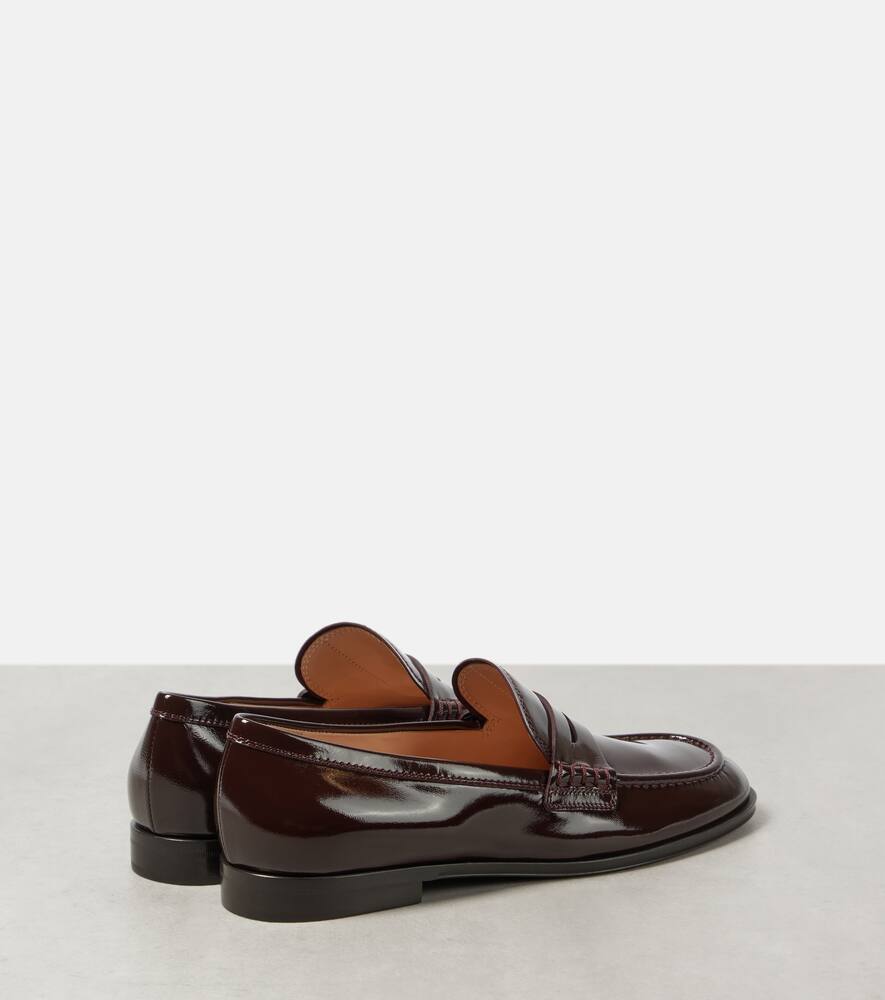 Gianvito Rossi Georgie patent leather loafers