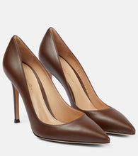 Gianvito Rossi Gianvito 105 leather pumps - Gianvito Rossi Gianvito 105 皮革高跟鞋