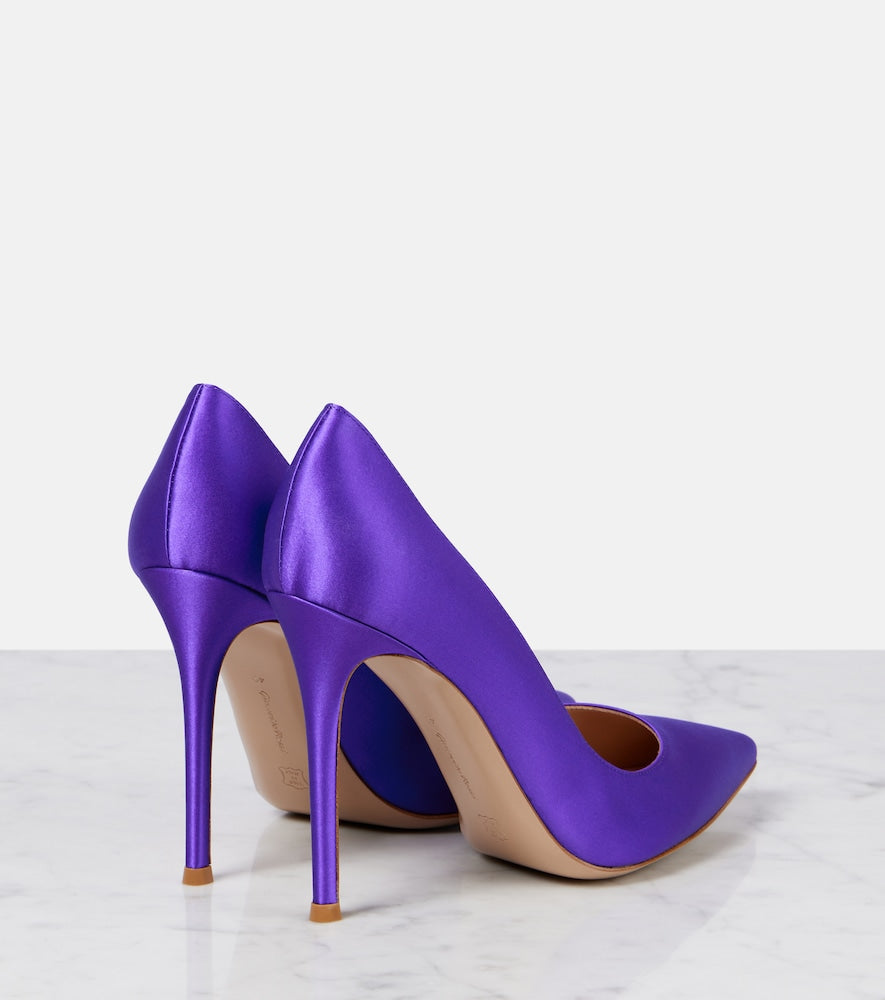 Gianvito Rossi Gianvito 105 satin crepe pumps