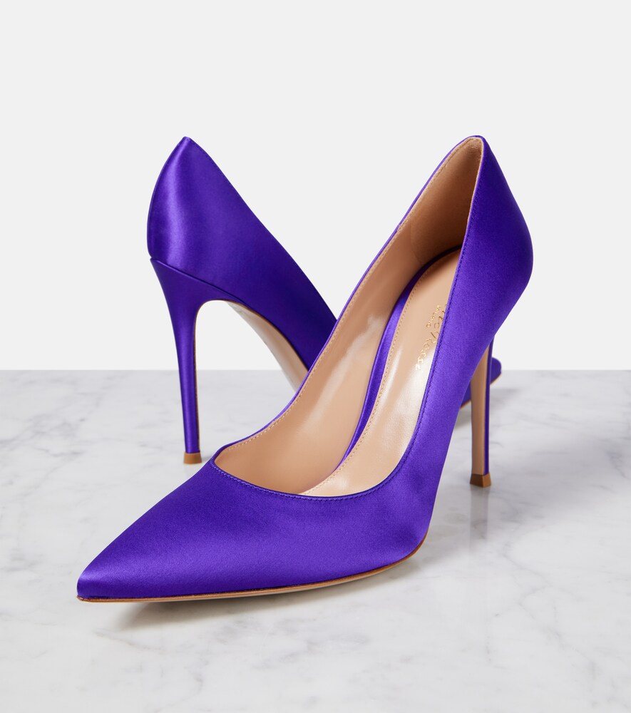 Gianvito Rossi Gianvito 105 satin crepe pumps