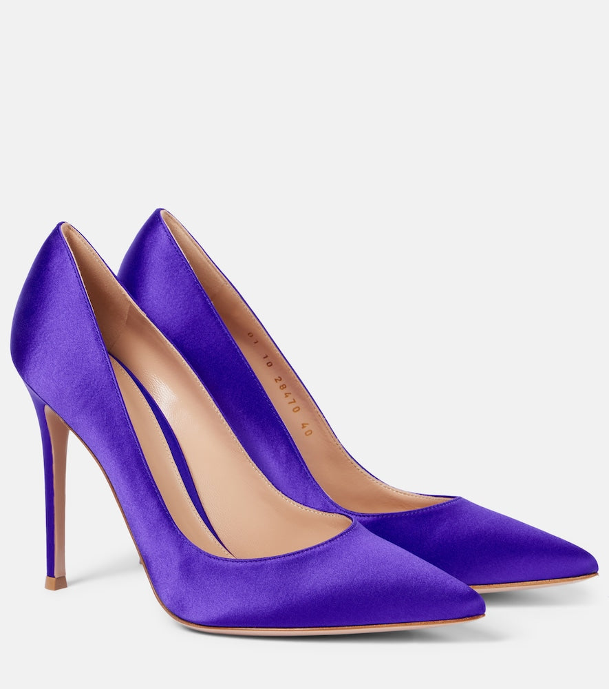 Gianvito Rossi Gianvito 105 satin crepe pumps