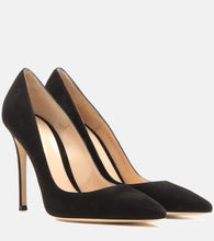 Gianvito Rossi Gianvito 105 suede pumps - Gianvito Rossi Gianvito 105 绒面革高跟鞋