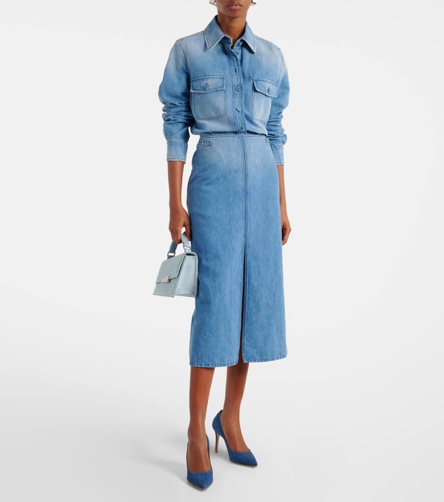 Gianvito Rossi Gianvito 85 denim pumps