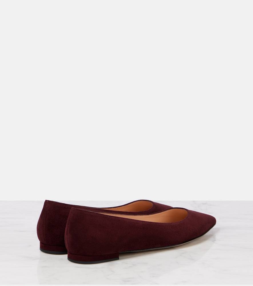 Gianvito Rossi Gianvito suede ballet flats