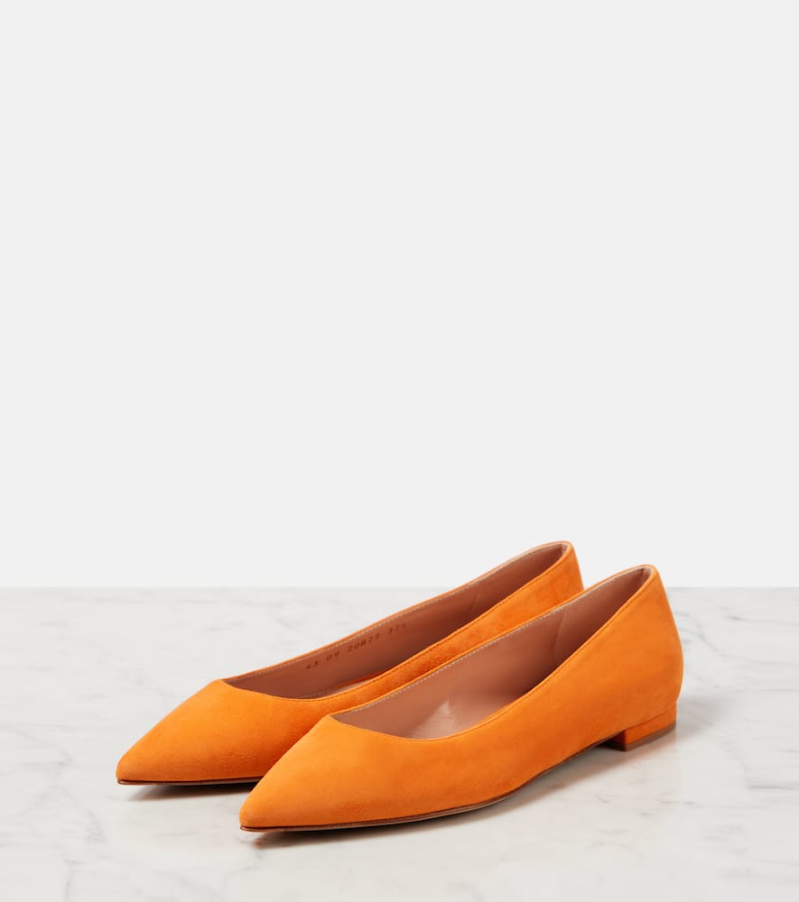 Gianvito Rossi Gianvito suede ballet flats