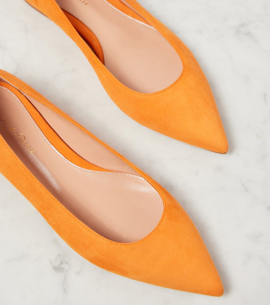 Gianvito Rossi Gianvito suede ballet flats