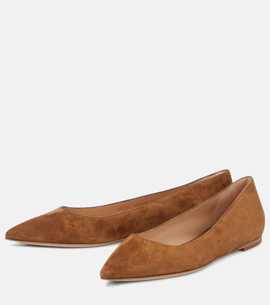 Gianvito Rossi Gianvito suede ballet flats