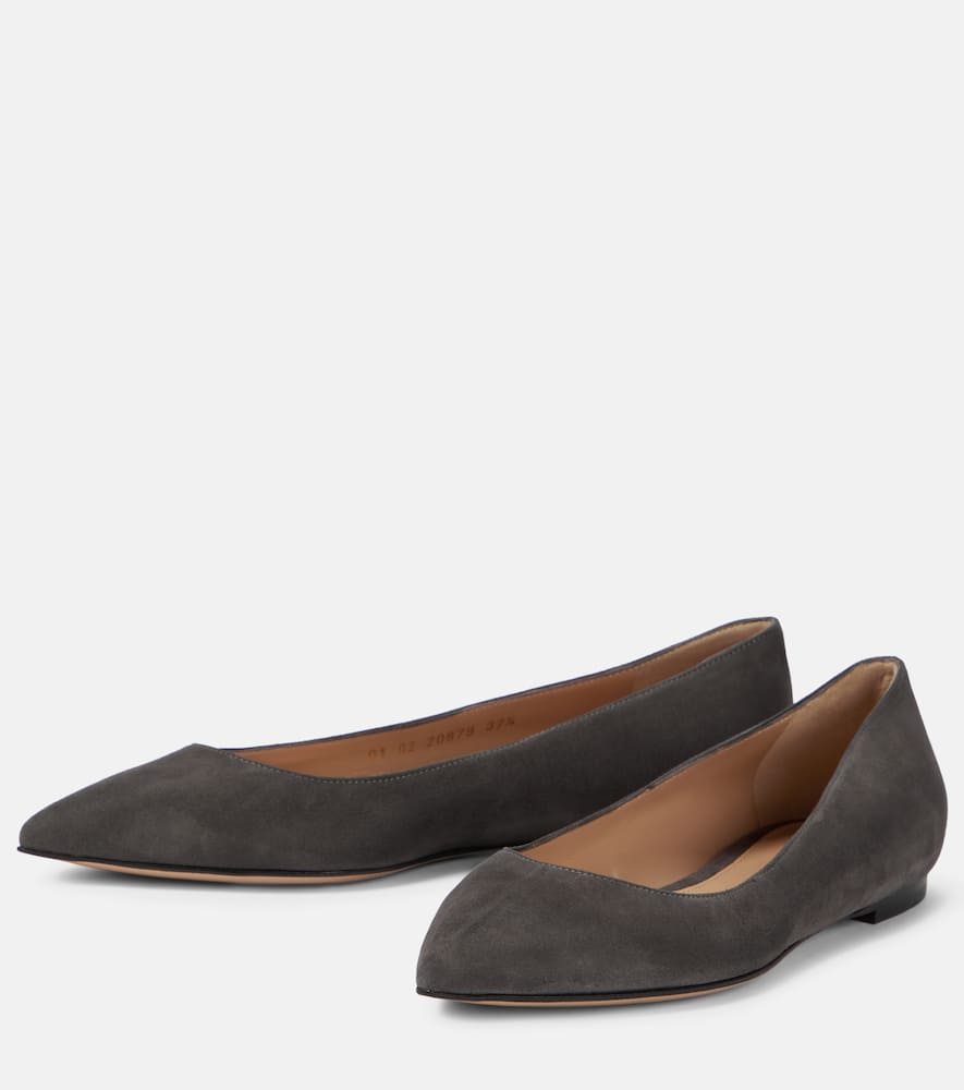 Gianvito Rossi Gianvito suede ballet flats