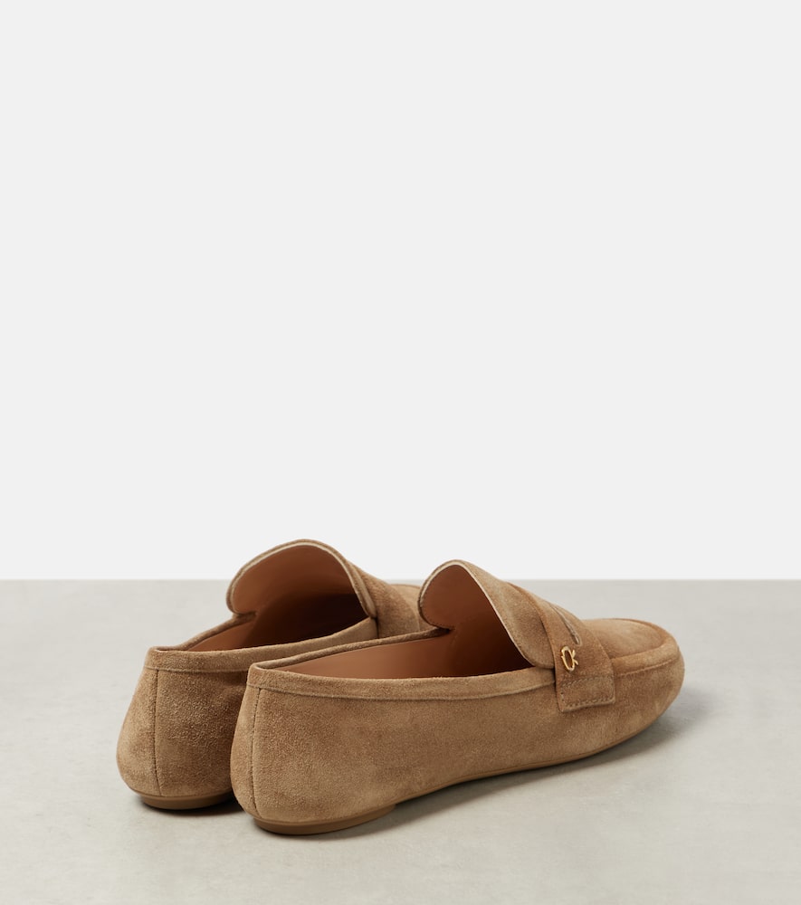 Gianvito Rossi Giorgia suede penny loafers