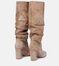 Gianvito Rossi Glen 85 suede knee-high boots