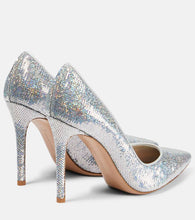 Gianvito Rossi Glitter-embellished pumps