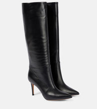 Gianvito Rossi Hansen 85 knee-high leather boots