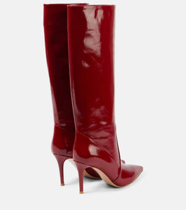 Gianvito Rossi Hansen 85 patent leather knee-high boots