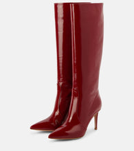 Gianvito Rossi Hansen 85 patent leather knee-high boots