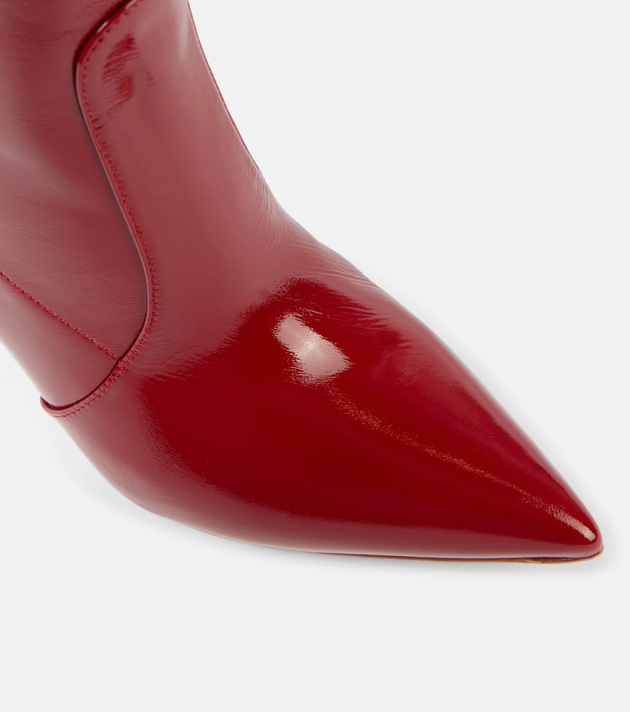 Gianvito Rossi Hansen 85 patent leather knee-high boots