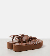 Gianvito Rossi Hebe leather platform sandals