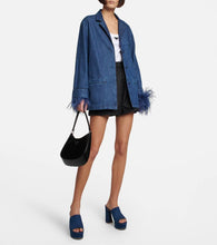 Gianvito Rossi Holly denim platform mules