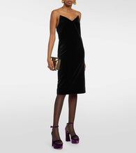 Gianvito Rossi Holly velvet platform sandals