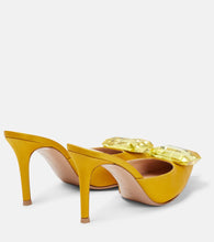 Gianvito Rossi Jaipur 85 embellished satin mules