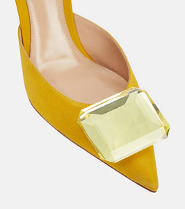 Gianvito Rossi Jaipur 85 embellished satin mules