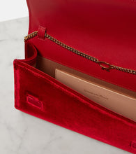 Gianvito Rossi Jaipur Mini embellished velvet clutch