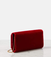 Gianvito Rossi Jaipur Mini embellished velvet clutch