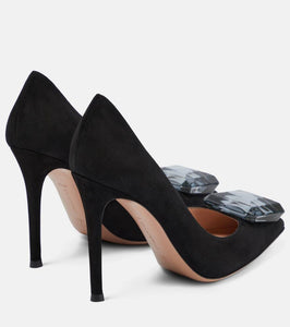 Gianvito Rossi Jaipur embellished suede pumps