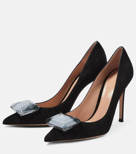 Gianvito Rossi Jaipur embellished suede pumps