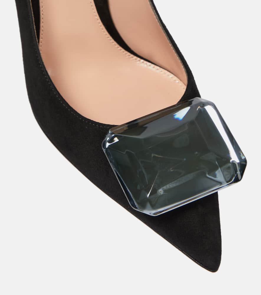 Gianvito Rossi Jaipur embellished suede pumps