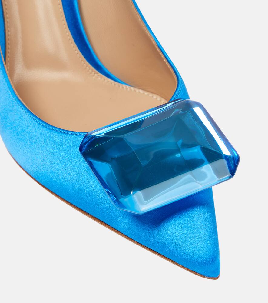 Gianvito Rossi Jaipur satin pumps