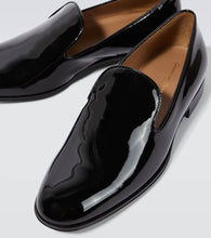 Gianvito Rossi Jean patent leather loafers