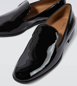 Gianvito Rossi Jean patent leather loafers