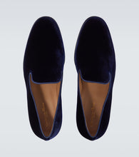 Gianvito Rossi Jean velvet loafers