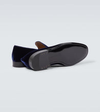 Gianvito Rossi Jean velvet loafers