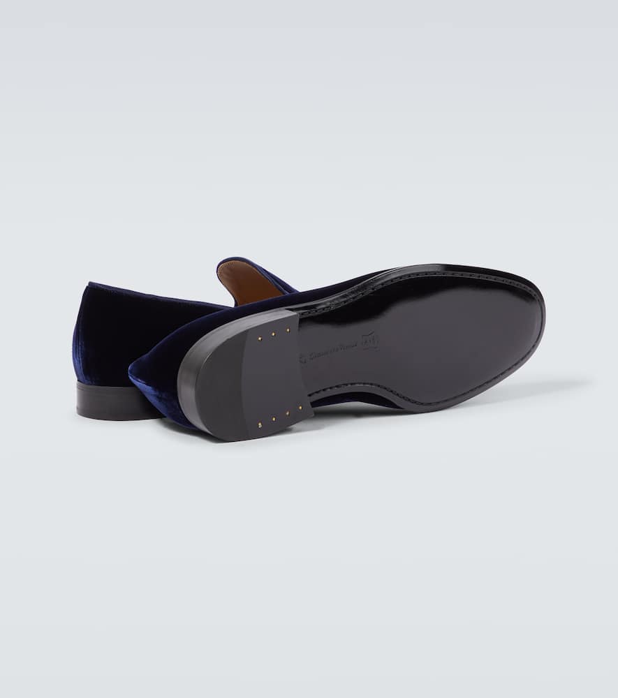Gianvito Rossi Jean velvet loafers