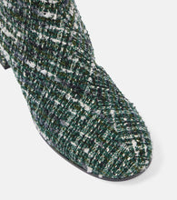 Gianvito Rossi Joelle 45 Bouclé tweed ankle boots