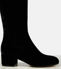 Gianvito Rossi Joelle 45 velvet knee-high boots