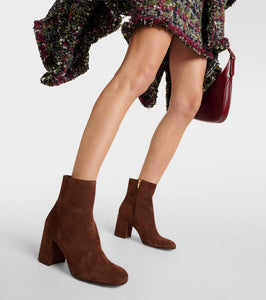 Gianvito Rossi Joelle 70 suede ankle boots