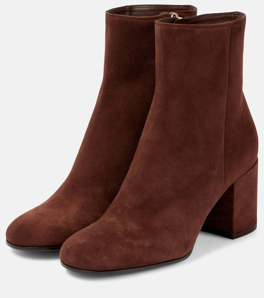 Gianvito Rossi Joelle 70 suede ankle boots