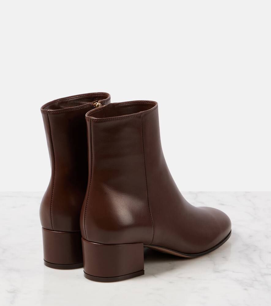Gianvito Rossi Joelle leather ankle boots