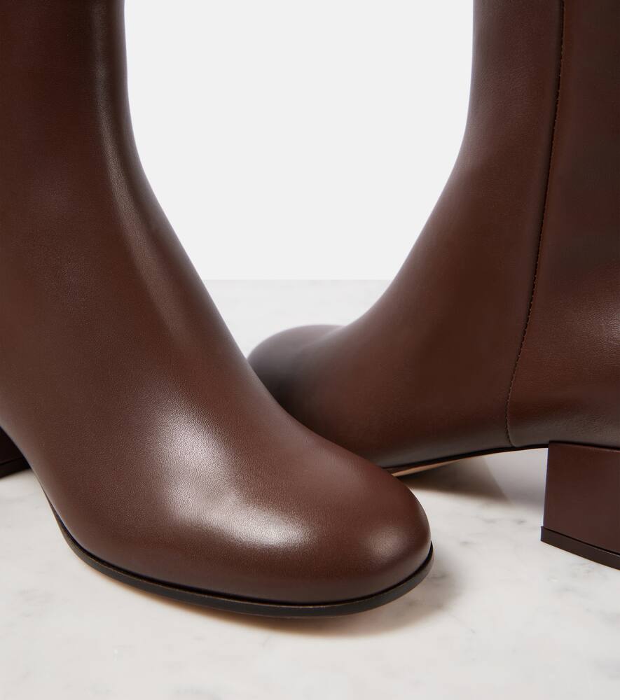 Gianvito Rossi Joelle leather ankle boots