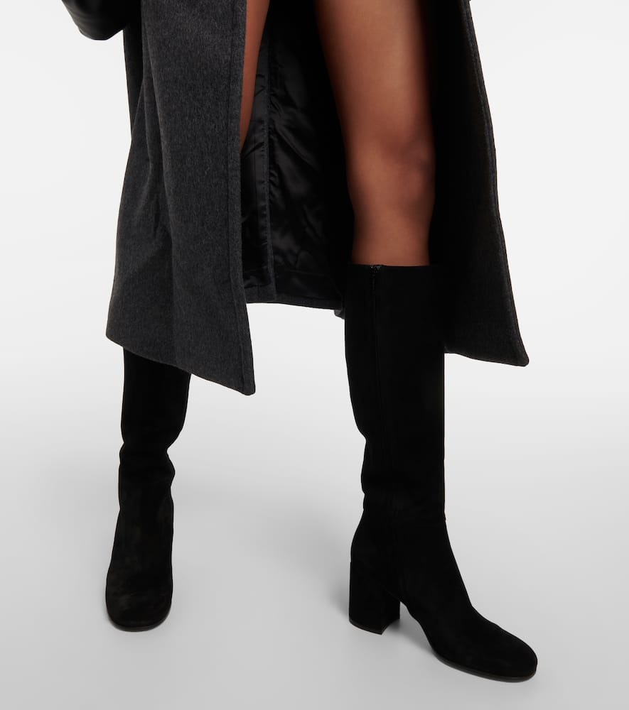 Gianvito Rossi Joelle suede knee-high boots