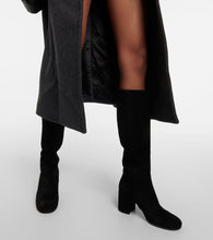 Gianvito Rossi Joelle suede knee-high boots