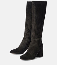 Gianvito Rossi Joelle suede knee-high boots